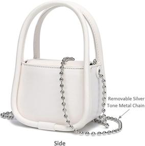 img 3 attached to 👜 Cute Mini Purse and Trendy Mini Bag for Women with Chain Strap - CATMICOO