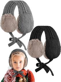 img 4 attached to Pieces Muffs Furry Winter Earmuffs