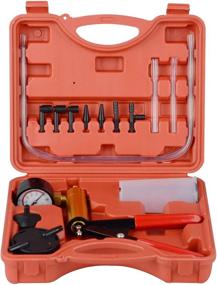 img 3 attached to 🔧 DAYUAN Automotive Vacuum Pump Brake Fluid Bleeder Tester Set with Vacuum Gauge Tool Kit, Adapters, Case, and Metal Handle - Improved SEO