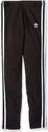 adidas originals girls stripes leggings logo