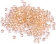 💎 set of 5000 acrylic diamond beads in nude color, ideal for makeup brush holder, vase filling, table centerpieces, wedding and bridal shower decor, 0.1 inch (colorful bead options) logo