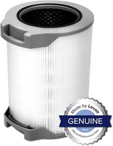 img 3 attached to 🌬️ LEVOIT Air Purifier Replacement Filters: H13 True HEPA & High-Efficiency Activated Carbon Filters - LV-H134-RF, 1 Pack, 3-in-1, White