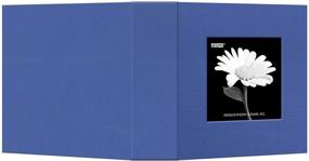 img 2 attached to 📸 Запечатлите воспоминания стильно с помощью альбома для фото Pioneer 100 Pocket с тканевой обложкой в небесно-голубом цвете.