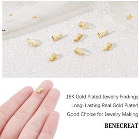 img 2 attached to BENECREAT 150Pcs Pendants 7X3X3Mm Jewelry