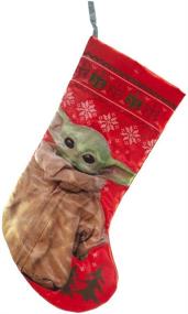 img 1 attached to 🎄 Star Wars Baby Yoda Christmas Stocking by Kurt Adler