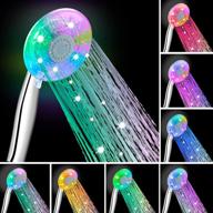 🚿 ledgle led shower head: 7 color-change high pressure handheld with 2 spray settings & 60-inch upgraded hose logo