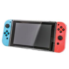 img 4 attached to 🎮 Clear Dockable Protective Case for Nintendo Switch with Tempered Glass Screen Protector - Nyko Thin Case