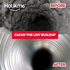 img 2 attached to Holikme 26 Feet Dryer Vent Cleaning Brush: Powerful Lint Remover and Extender for Clean and Efficient Dryer Vents