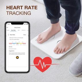 img 2 attached to 📱 Smart Wireless Digital Bathroom BMI Weight Scale with Heart Rate Tracking | Multifun Body Fat Scale and Body Composition Analyzer | Bluetooth Connectivity | Smartphone App | 15 Key Fitness Compositions | Supports up to 397 lbs