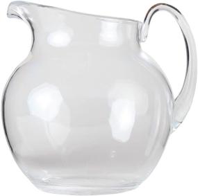 img 1 attached to 🍹 Lily's Home Shatterproof Plastic Pitcher, Perfect for Parties - Indoor and Outdoor Use, Clear (100 Ounces)