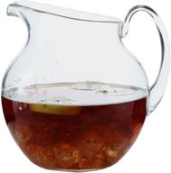 🍹 lily's home shatterproof plastic pitcher, perfect for parties - indoor and outdoor use, clear (100 ounces) logo