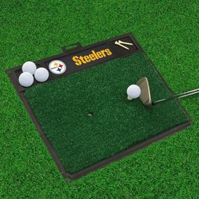 img 3 attached to 🏌️ FANMATS 15473 Pittsburgh Steelers Golf Hitting Mat: Enhance Your Golfing Skills with Team Spirit