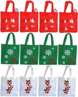 👜 pack of 12 non-woven fabric bags, reusable, 12"x13"x8.25", with 3 unique designs logo