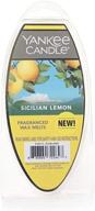 🍋 savor the refreshing aroma of yankee candle sicilian lemon fragranced wax melts! логотип