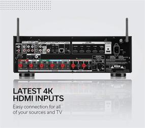 img 3 attached to Denon AVR-X1600H 4K UHD AV Receiver: 2019 Model, Dolby Atmos, 7.2 Channel, eARC Support, AirPlay 2, Alexa & HEOS