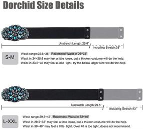 img 1 attached to 💎 Dorchid Rhinestone Crystal Cummerbund: Luxurious Women's Waistband, ideal for Accessories and Belts