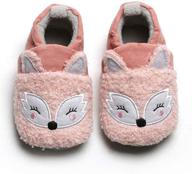 🐧 winter animal cotton toddler non skid boys' shoes: cozy slippers for chilly days logo