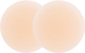 img 4 attached to 👙 Silicone Nipple Pasties - Boob-eez Thin Reusable Headlight Covers