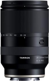 img 3 attached to Транслируйте на русский этот заголовок товара: "Объектив Tamron 28-200 F/2.8-5.6 Di III RXD для беззеркальных камер Sony - модель AFA071S700, черный - полный кадр/формат E-Mount для APS-C