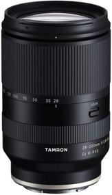 img 4 attached to Транслируйте на русский этот заголовок товара: "Объектив Tamron 28-200 F/2.8-5.6 Di III RXD для беззеркальных камер Sony - модель AFA071S700, черный - полный кадр/формат E-Mount для APS-C