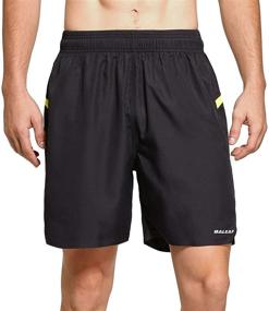 img 3 attached to BALEAF Workout Running Shorts Black