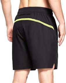 img 2 attached to BALEAF Workout Running Shorts Black