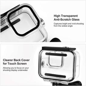 img 2 attached to ⚡️ Waterproof Case for GoPro Hero 10/9 - 196FT Underwater Housing, Ultimate Protection for Hero 10/9 Black, Quick Release Mount and Thumbscrew Included