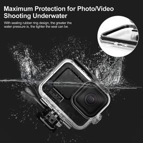 img 3 attached to ⚡️ Waterproof Case for GoPro Hero 10/9 - 196FT Underwater Housing, Ultimate Protection for Hero 10/9 Black, Quick Release Mount and Thumbscrew Included