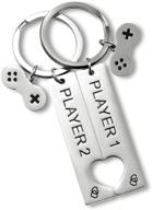 gbtbys couples keychain player keyrings logo