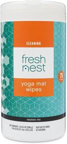 img 1 attached to 🧘 75-Count Fragrance-Free Fresh Nest Yoga Mat Wipes, Cleaner