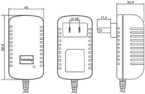 img 4 attached to 🔌 Универсальный преобразователь AC в DC: Зарядное устройство 2A 24W для автомобильной прикуривающей гнезды - Преобразует 110-240V в 12V AC/DC питание!