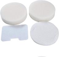 🔍 high-quality foam and felt filter kit replacements for shark navigator nv22 nv22l nv26 uv410 vacuums. compatible with shark part xf22. логотип