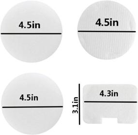 img 1 attached to 🔍 High-Quality Foam and Felt Filter Kit Replacements for Shark Navigator NV22 NV22L NV26 UV410 Vacuums. Compatible with Shark Part XF22.