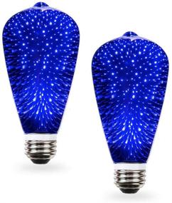 img 1 attached to SleekLighting Decorative 💥 Lightbulb Inspired by Fireworks