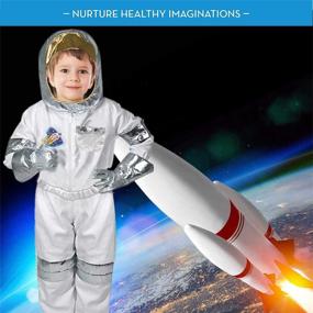 img 2 attached to 🚀 Exploring the Universe: Children's Astronaut Costume for Pretend Cosplay