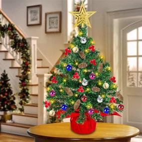 img 1 attached to TURNMEON Christmas Ornaments Artificial Decoration Seasonal Decor for Trees