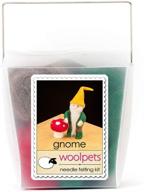 woolpets gnome needle felting craft logo
