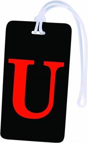 img 1 attached to Initial Luggage Tag Letter Personalized Travel Accessories