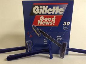 img 4 attached to Premium Gillette 30 Disposable Razors with 2 Blades – High-Quality Shaving Experience!