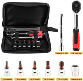 img 3 attached to 🔧 All-in-One Torx Tool Set for Easy Hardtop and Door Removal - Compatible with Jeep Wrangler CJ TJ JK JL & Gladiator JT (1997-2021) - 8 PCS Kit: Sunluway Hardtop and Door Removal Torx Tool Set