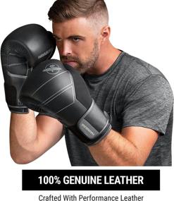 img 3 attached to 🥊 Hayabusa S4 Leather Boxing Gloves: Superior Quality for Both Women & Men