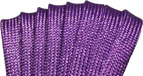 img 2 attached to 🎀 Purple Spark Derby Laces for Shoes, Skates, Boots, Roller Derby, Hockey, and Ice Skates