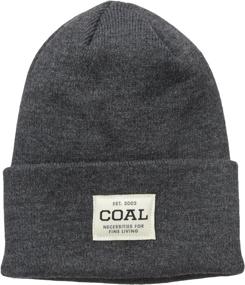 img 1 attached to 🧣 Coal Men's The Uniform Workwear Cuffed Beanie Hat with Fine Knit