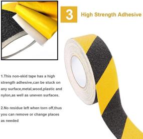 img 1 attached to 🚧 Reliancer 2Inx60Ft Traction Marking Self Adhesive: Enhanced Safety for Enhanced Stability