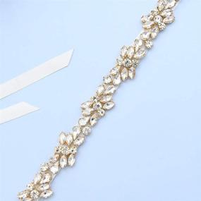 img 1 attached to 💎 HONGMEI Rhinestone Wedding Bridesmaid Accessories: Glamorous Belt Additions for Women's Accessories