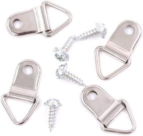 img 2 attached to Triangle Ring Picture Hangers - Set of 110 Non-Trace Single Hole Nails with Screws for Creative Home Decoration - Includes Transparent Box