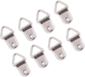 img 3 attached to Triangle Ring Picture Hangers - Set of 110 Non-Trace Single Hole Nails with Screws for Creative Home Decoration - Includes Transparent Box