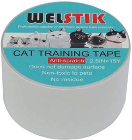 img 4 attached to 🛋️ Efficient WELSTIK Pet Couch Protector - Ultimate Training Tape for Pet Claw Protection on Furniture, Couch, Door, Carpet - Clear 2.5 inches x 15 Yards