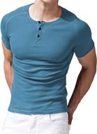 👕 babioboa men's lightweight ribbed henley sleeve - modern comfort in clothing logo