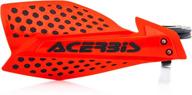 🔴 acerbis x-ultimate handguards in a striking red and black color scheme logo